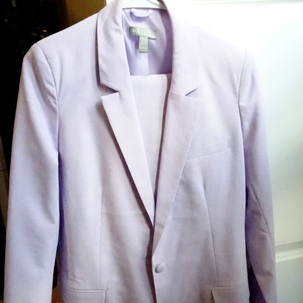 Matching Lilac Suit Jacket and Pants
